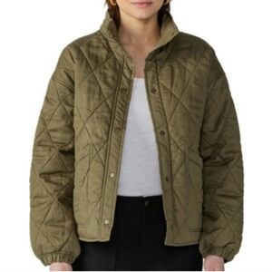 Social Standard By Sanctuary Quilted Jacket Size Large New